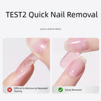 80ml Sponge Nail Gel Remover Press On Fake Nail Adhesive Dissolver Removal Liquid Gentle Non-Damaging Quick Removal Debonder