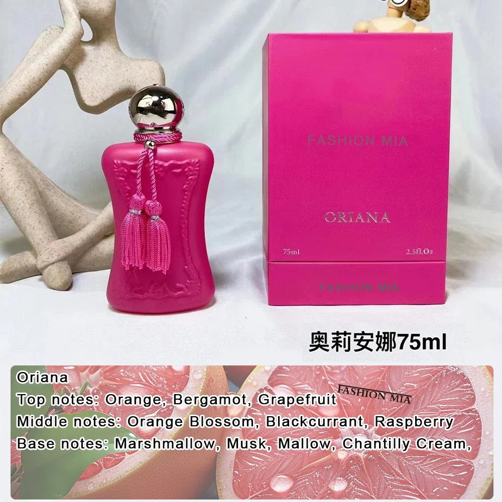 75ml Brand Women Sexy Atractivo Perfume Lasting Citrus Floral Pheromone Men Cologne Fragrances Body Spray Dating Perfume Gifts