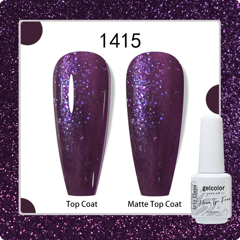Arte Clavo 8ml HEMA TPO Free Gel Nail Polish Nail Art Manicure Semi Permanent Gel UV Hybrid Varnishes Base Top Coat Enamels New