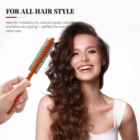 2/3Pcs Professional Small Round Hair Brush Set 8mm 11mm 16mm Hair Styling Brush Salon Curling Brush For Hairdrerssing Tool