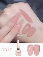 1-30pcs PSK Nude Pink Color Nail Art Ice Transparent Bare Color Nail Enamel 2026 New Net Red Popular White Gel Nail Polish
