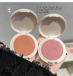 Monochrome Blush Palette Matte Peach Rouge Cute Bunny Rose Red Cheek Tint Blusher Powder Natural Face Contouring Shadow Makeup
