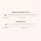 5-Piece Eye Makeup Brush Set Perfect Travel Companion and Gift for Friends, Girlfriends, and Wives