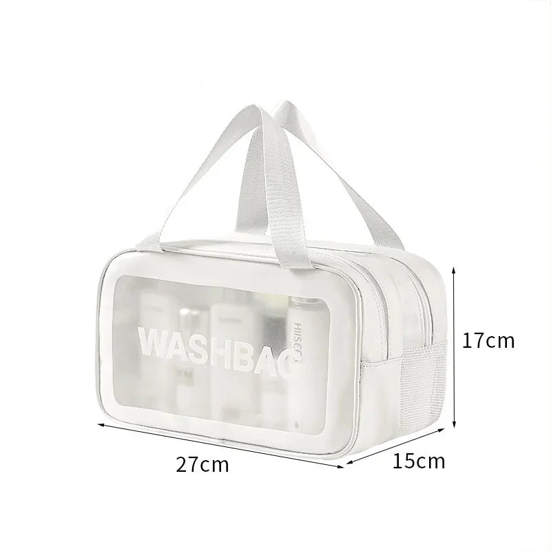 Wet-dry separation makeup bag portable toiletry bag travel essentials large capacity storage bag fitness swimming essentials
