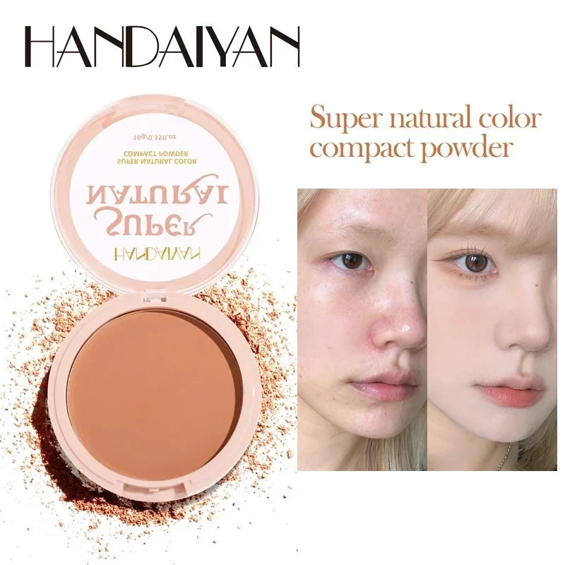 8 Colors Loose Powder Oil Control Waterproof Mineral Face Foundation Cosmetics Long Lasting Makeup Powder Compact Powder Pressed