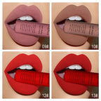 Hot Velvet Matte Nude Lip Gloss Sexy Long Lasting Non-stick Cup Nude Red Liquid Lipstick Waterproof Make-up for Women Cosmetic