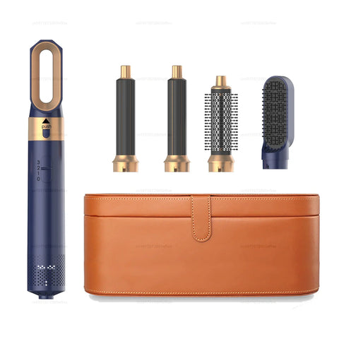 5 In 1 Hair Dryer Comb Set Professional Hot Air Styler For Hair Curling Straightening And Volumizing At Home