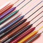 Matte Glitter Gel Eyeliner Pencil Smooth Waterproof Blue Purple Eyeliner Fast Dry Matte Eye Liner Pen Long Lasting Eyes Makeup