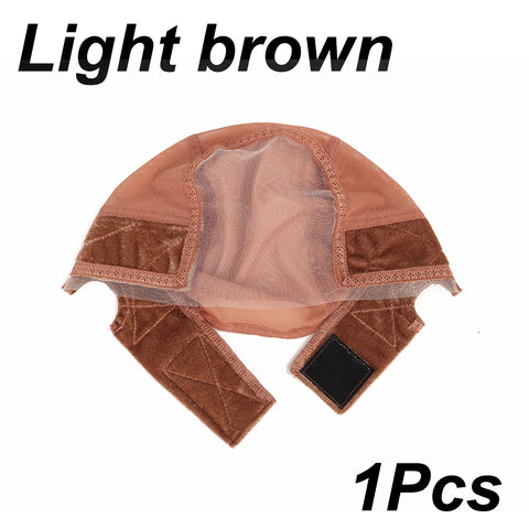 Female Headband Wig Cap Hd Lace Wig Cap For Wig Making U Part Wig Caps With Adjustable Velvet Wig Grip To Wear Wig Nude Hair Net