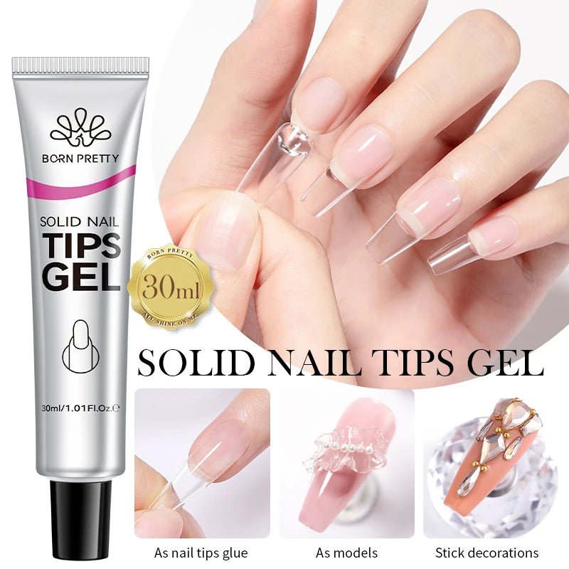 BORN PRETTY 80ml Press-On Nail Debonder 5S Quick Remover False Nail Tips Debonder Removing Glue Faster Dissolve Liquid Manicure