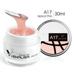 30ml Venalisa Builder Jelly Gel French Soak Off UV LED Poly Nail Gel Pearl Pink Funny Bunny Nail Extension Nail Manicure