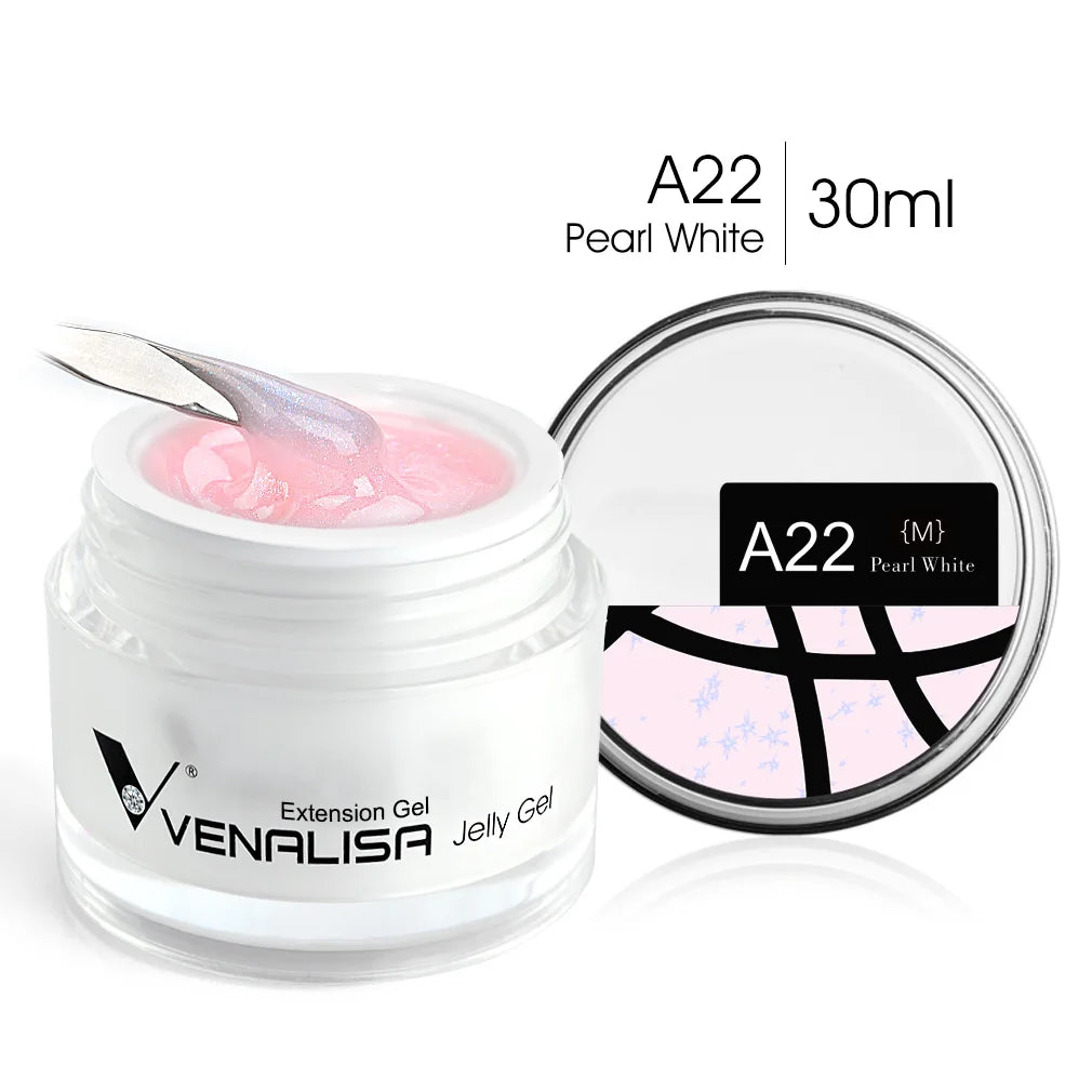 30ml Venalisa Builder Jelly Gel French Soak Off UV LED Poly Nail Gel Pearl Pink Funny Bunny Nail Extension Nail Manicure