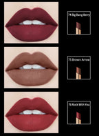 CHARMACY Long Lasting Waterproof Matte Nude Lipstick Luxury Korean Velvet Easy to Wear Lip Stick for Women Makeup Cosmetic