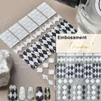 1PCS White French Manicure Strip Nails Sticker Stencil Guide French Nail Art Decals Form Fringe DIY Line Tips Decoration Tools
