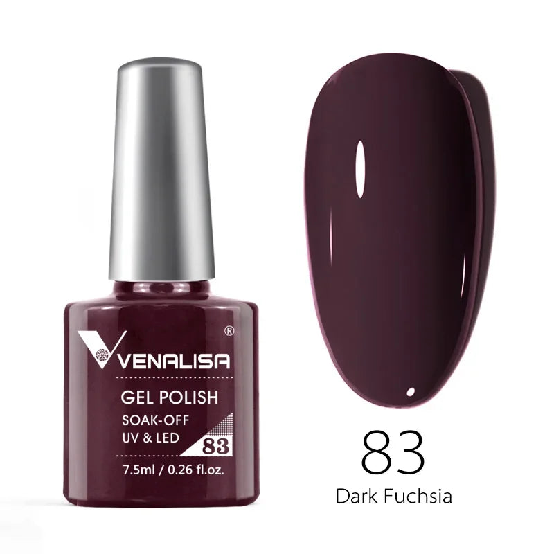 Venalisa VIP4 Nail Gel Polish HEMA/TPO FREE Full Coverage Beautiful Semi Permanent Soak Off UV LED Gel Nail Polish Gel Lacquer