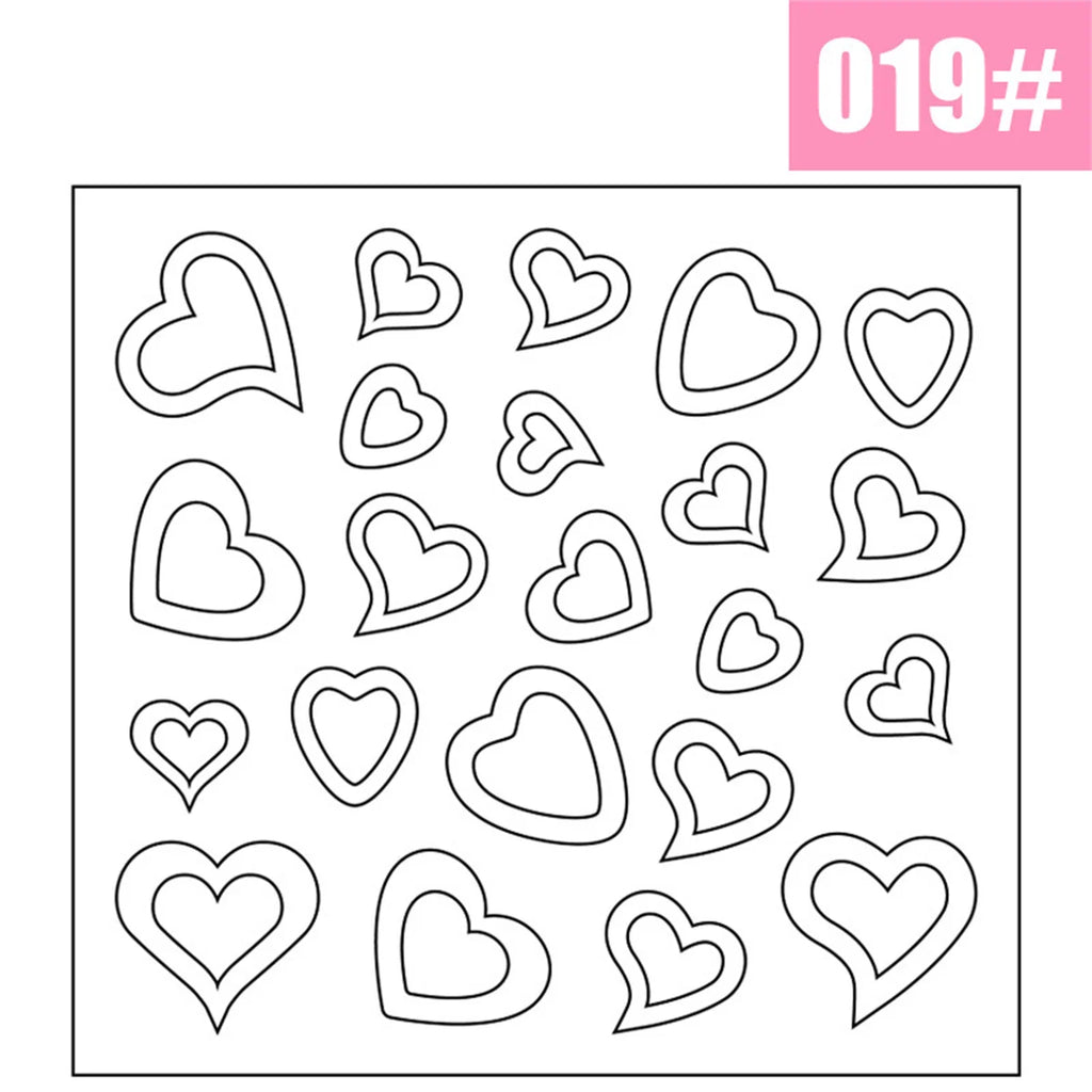1PCS White French Manicure Strip Nails Sticker Stencil Guide French Nail Art Decals Form Fringe DIY Line Tips Decoration Tools