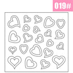 1PCS White French Manicure Strip Nails Sticker Stencil Guide French Nail Art Decals Form Fringe DIY Line Tips Decoration Tools