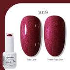 Arte Clavo Solid Color Gel Nail Polish 15ml Soak Off UV LED Gel Semi-Permanent Glitter Polish For Manicure Nail Art Salon Gel
