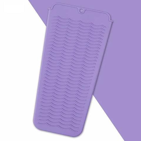 1pcs Multifunctional Silicone Heat Resistant Pad Insulation Mat Hair Straightener Heat Curling Pouch for Hair Curler Flat Irons