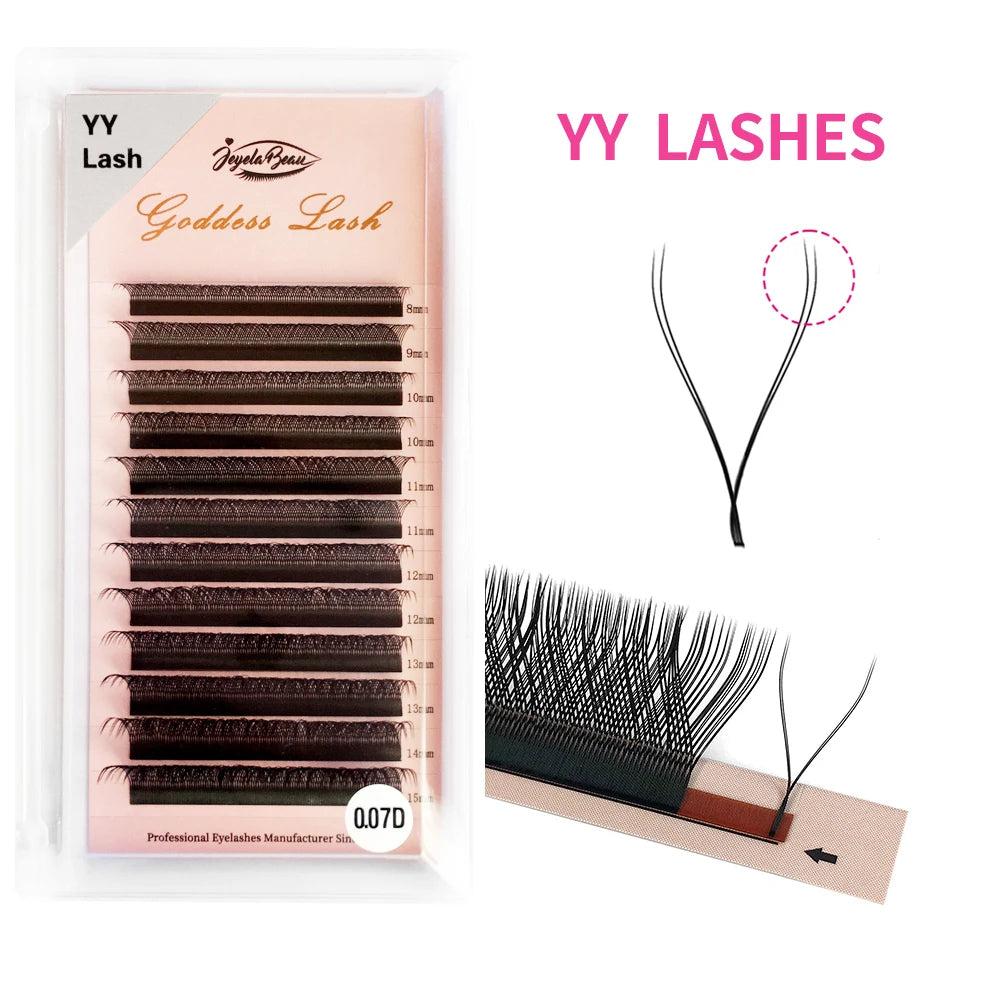 Goddess W3D 4D 5D 6D Eyelash Extension W Style Faux Mink Natural Soft Bloom Lash Automatic Flowering Premade Fans Volume Eyelash