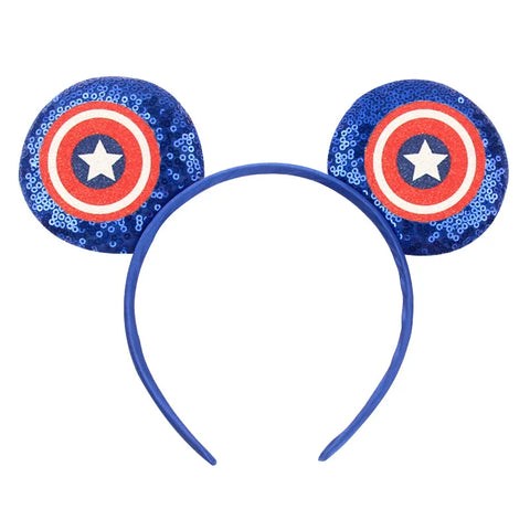 Boys Disney Mouse Ears Headbands Mickey Mouse Hairband With No Bow Party Festival Cosplay Christmas Birthdays Hair Accessories