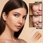 Long-lasting waterproof and sweatproof concealer with natural nude Maquiagem Liquid Concealer Beauty Face  Cosmetics Makeup Base