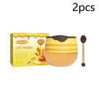 Honey Lip Mask, Moisturizing & Exfoliating Lip Care, Overnight Treatment for Soft Smooth Lip