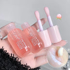 Crystal Jelly Lip Care Oil Fade Lip Lines Fruit Lip Gloss Transparent Hydrating Plumping Lips Coat Lip Gloss Makeup Cosmetics