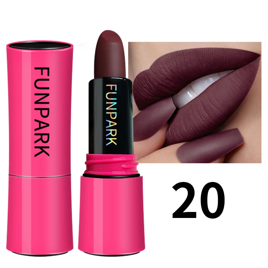 25 Colors Lipstick Non Stick Cup Matte Lip Gloss Waterproof Long Matte Sexy  Red Lip Cosmetics Korean Makeup For Women Gifts