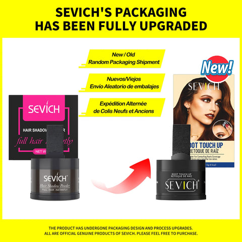 Sevich Hair Line Powder 4g Black Root Cover Up Natural Instant Waterproof Hairline Shadow Powder Hair Concealer Coverage 13color