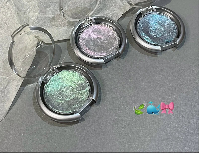 HERORANGE Glowing Charm Monochrome Eyeshadow Palette Pearlescent Explosion Polarized Brightening Silkworm Highlight