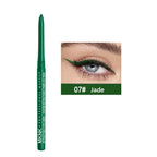 Waterproof Black Eyeliner Pencils Smudge-Proof Long-Lasting Beginner-Friendly Eye Makeup High Pigment Black White Eye Liner Pen
