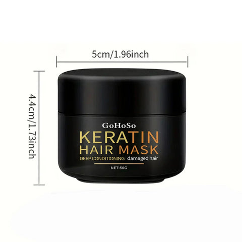 ENVISHA Keratin Hair Mask Professional Deep Nourishing Care Repair Damaged Hair Restore Shine Suitable For All Hair Types