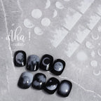 3D Nail Art Stickers  Translucence Moon/Star/Cloud Ultra-thin Nail Decals 3d Self-Adhesive White Cloud Moon Star Kawaii Sliders