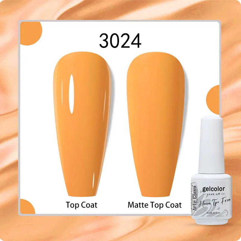 Arte Clavo 8ml HEMA TPO Free Gel Nail Polish Nail Art Manicure Semi Permanent Gel UV Hybrid Varnishes Base Top Coat Enamels New