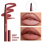 Velvet Brown Lip Liner Pencil Nude Matte Waterproof Non-stick Cup Cherry Red Lip Liner Lip Contour Pen Lipstick Makeup For Woman