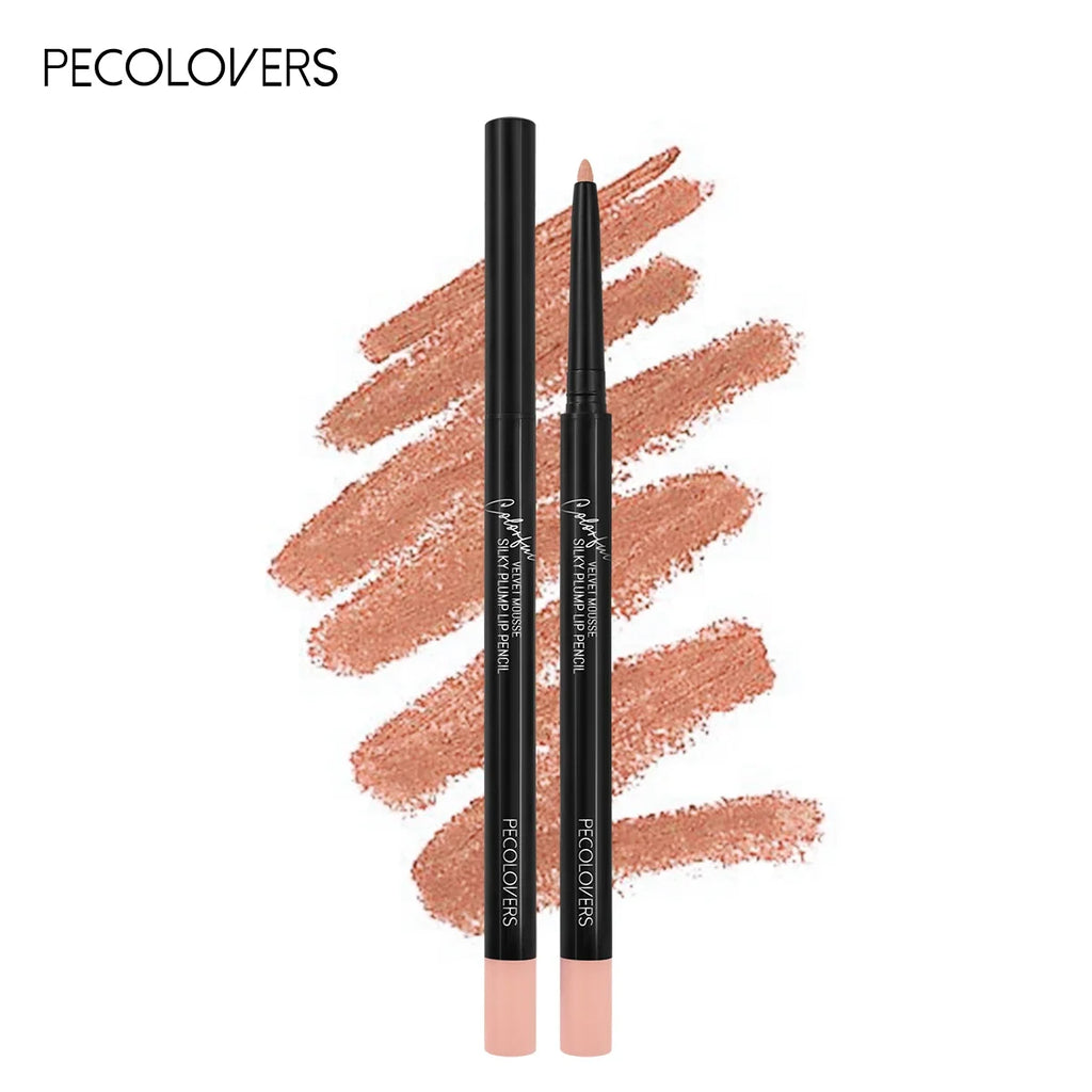 Nude Matte Lip Liner Pencil Lipstick Tint Makeup Waterproof Lasting Non-stick Lipstick Lip Liner Cosmetic