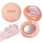 Face Highlighter Palette, High Glossy Face Illuminator Palette, Natural Glow Finish, Pearl Shimmer Smooth Baked Powder