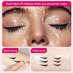 Rotating Eyeliner Stamp Pen, Long-Lasting Waterproof & Sweat-Proof,One-Touch Application,Ideal for Beginners,Perfect for Daily