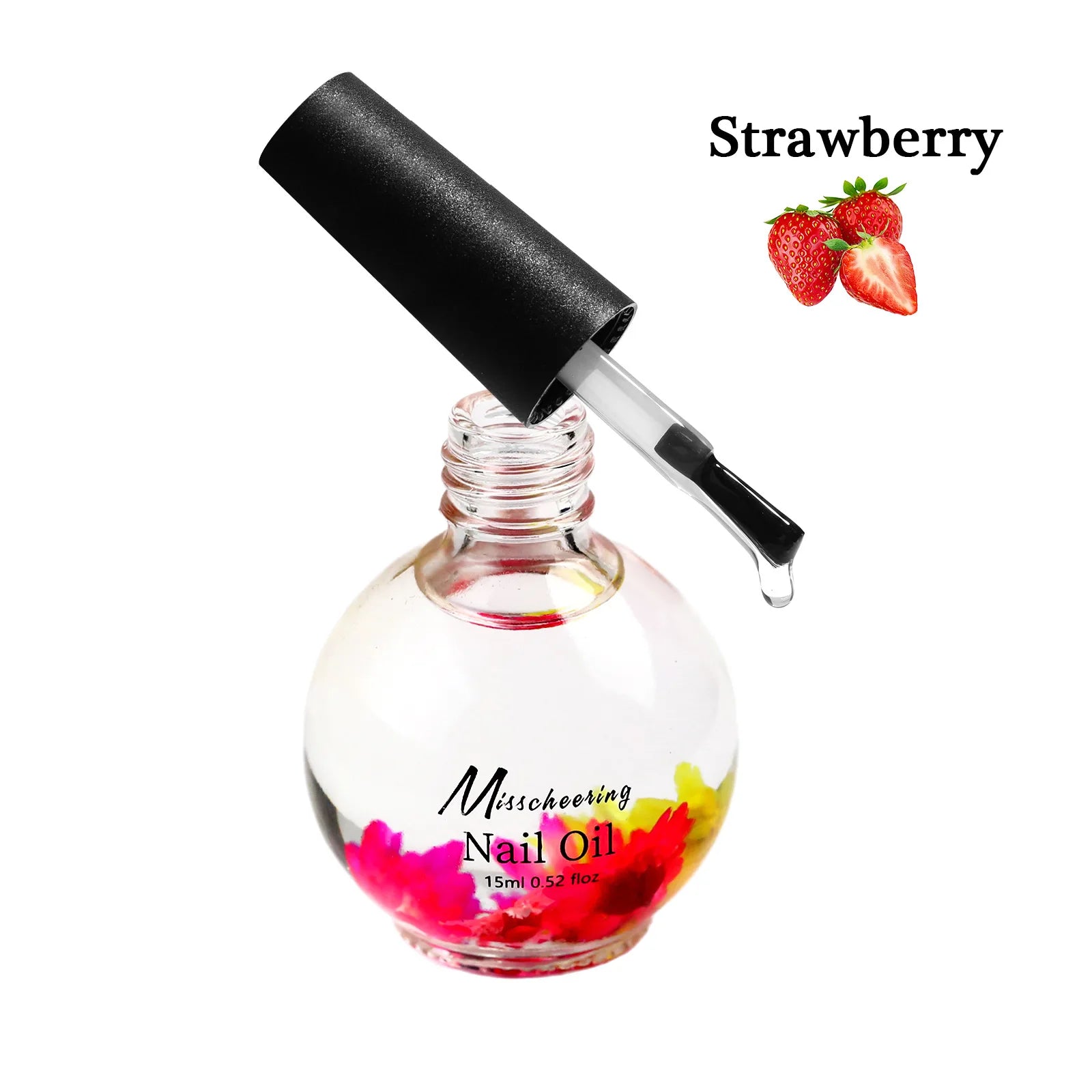 15ml Nail Nourishing Oil Dry Flower Fragrance Nourishing Oil Moisturizing Nail Cuticle Nail Care Repair Damaged Liquid Nail Care