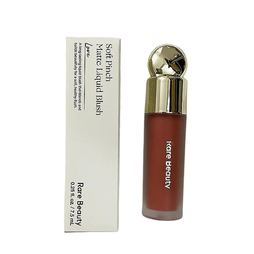 11 Color Matte Liquid Powder Blusher, Lip and Cheek Dual-Use Powder Blusher, Low Saturation, Natural Moisturizing Facial Makeup