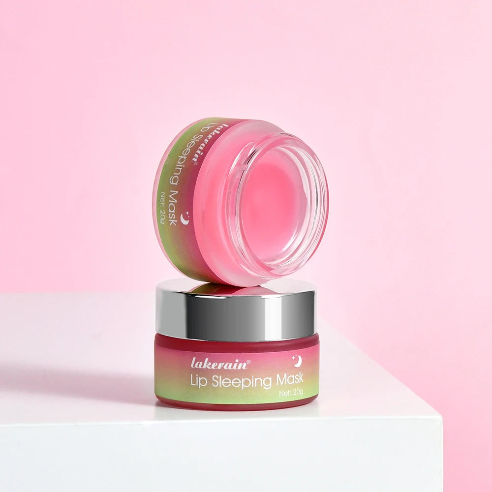 Peach Collagen Lip Sleeping Mask Powerful Moisturizing Repair Plumping Suitable Dry Chapped Lips Skin Care Long-Lasting Hydrate