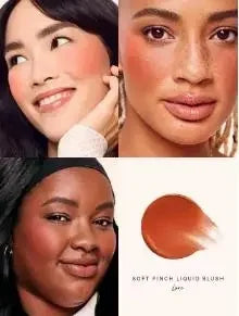 Rare Beauty Blush Set Liquid Mashed potatoes Blush Enhance Qi Blood Blush Powder Blush with Fine Texture Easy To Apply Blend