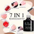 AWStorG 5ML Super Silver Metallic Gel Nail Polish Metal Effect Painting Gel Chromes Varnis Semi Permanent for Nail DIY