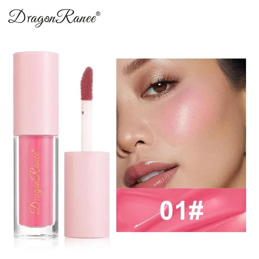 1/3Pc Mini Matte Liquid Blush 8Color Velvet Blusher Orange Peach Face Rouge Lasting Beauty Natural Cheek Tint Cream Blush Makeup