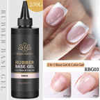 BORN PRETTY 250g Jelly Milky White Pink Translucent Nude Gel Polish Refilled Package Semi Permanent Soak Off UV Nail Art Varnish