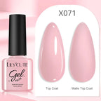 LILYCUTE  5ml Gold Sliver Metallic Liner Gel Nail Polish French Style Super Bright Mirror Pull Line Graffiti Painting Stripe Gel