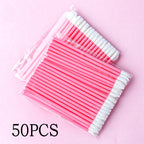 MEISHENJIE 50/500/1000pcs Lip Brushes Makeup Mascara Wands Lipstick Micro Brushes Applicators Cleaner for Eyelash Extension Tool