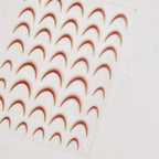 1PCS White French Manicure Strip Nails Sticker Stencil Guide French Nail Art Decals Form Fringe DIY Line Tips Decoration Tools