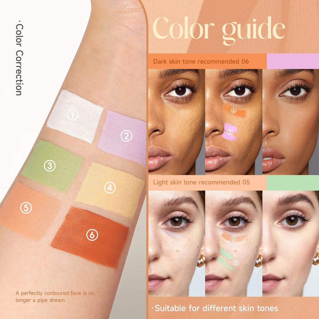 Natural Concealer Foundation Correction Liquid Makeup Base Color Adjustment Foundation Blender Makeup Custom Pigment Cosmetics